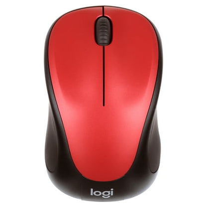 Logitech M317 Wireless Mouse  2.4 GHz with USB Unifying Receiver  1000 DPI Optical Tracking  12 Month Battery  Red