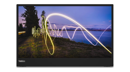 Lenovo ThinkVision M15 computer monitor 39.6 cm (15.6") 1920 x 1080 pixels Full HD LED Black