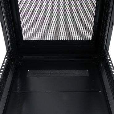 StarTech.com 4-Post 32U Server Rack Cabinet, Lockable 19" Data Rack Cabinet for Computer / AV / IT Equipment, Office / Home Network Rack with Casters & Adjustable Mounting Rails