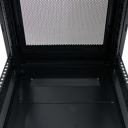 StarTech.com 4-Post 32U Server Rack Cabinet, Lockable 19" Data Rack Cabinet for Computer / AV / IT Equipment, Office / Home Network Rack with Casters & Adjustable Mounting Rails