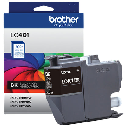Brother LC401BKS ink cartridge 1 pc(s) Original Standard Yield Black