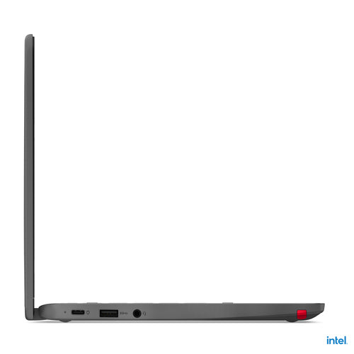 Lenovo 500e Yoga Chromebook Gen 4 Intel® N N100 31 cm (12.2") Touchscreen WUXGA 4 GB LPDDR5-SDRAM 32 GB eMMC Wi-Fi 6E (802.11ax) ChromeOS US English Grey