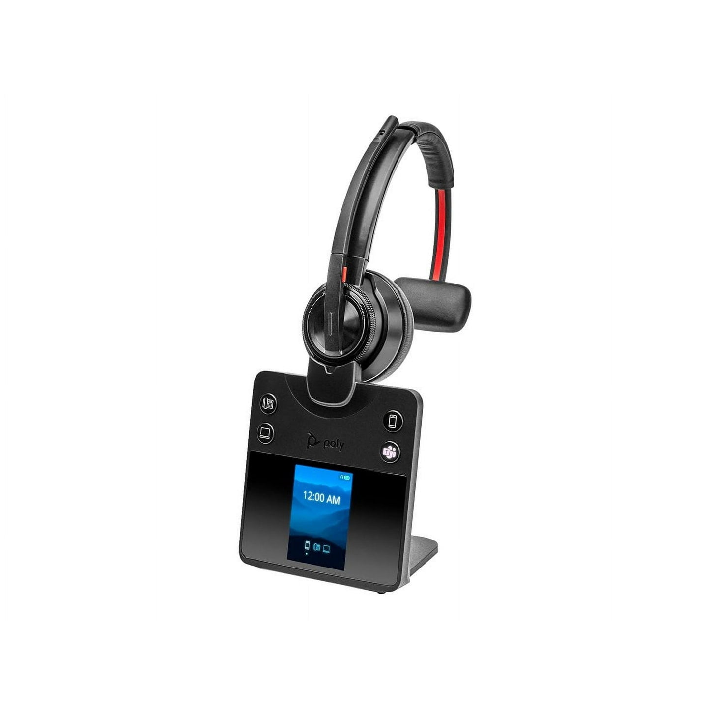 8L7E9AA-ABA Monaural Microsoft Teams Certified DECT 1920-1930 MHz Office Headset for Poly Savi 8410