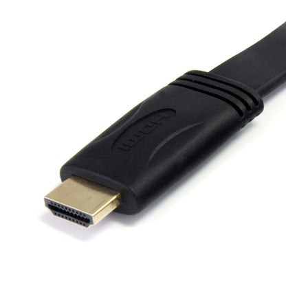 StarTech.com 3 m Flat High Speed HDMI Cable with Ethernet - Ultra HD 4k x 2k HDMI Cable - HDMI to HDMI M/M~10 ft Flat High Speed HDMI Cable with Ethernet - Ultra HD 4k x 2k HDMI Cable - HDMI to HDMI M/M