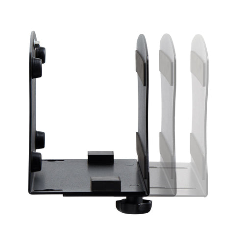 StarTech.com PC Wall Mount Bracket, Supports Desktop Computers Up To 40lb (18kg), Tool-Less Adjustments 1.9-7.8in (50-200mm), Heavy-Duty Wall Mount Shelf/Holder for PC Case/Tower - TAA