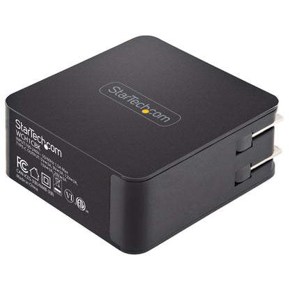StarTech.com USB C Wall Charger - USB C Laptop Charger 60W PD - 6ft/2m Cable - Universal Compact Type C Power Adapter - Dell XPS, Lenovo X1 Carbon, HP EliteBook, MacBook - USB IF/ETL Certified