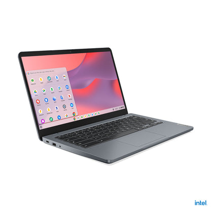Lenovo 14e Chromebook Gen 3 Intel® N N100 35.6 cm (14") HD 4 GB LPDDR5-SDRAM 32 GB eMMC Wi-Fi 6E (802.11ax) ChromeOS US English Grey