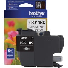 Brother - LC3011BKS Standard-Yield Ink Cartridge - Black