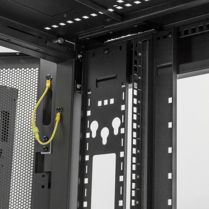 StarTech.com 42U Enterprise-Grade Server Rack Cabinet Kit, 19in Enclosed 4-Post Rack with Built-in Cable Management, 35in (89cm) Mounting Depth, 3307lb (1500kg) Capacity