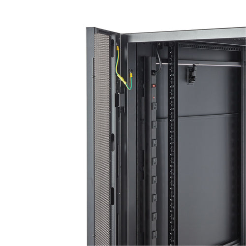 StarTech.com 42U Enterprise-Grade Server Rack Cabinet Kit, 19in Enclosed 4-Post Rack with Built-in Cable Management, 35in (89cm) Mounting Depth, 3307lb (1500kg) Capacity