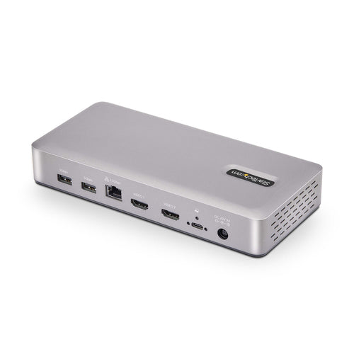 StarTech.com Dual-Monitor USB4 Docking Station, Dual 4K 120Hz or Single 8K 60Hz HDMI, 100W Laptop Charging, 2.5GbE, USB-C Multi-Monitor Dock, Driverless