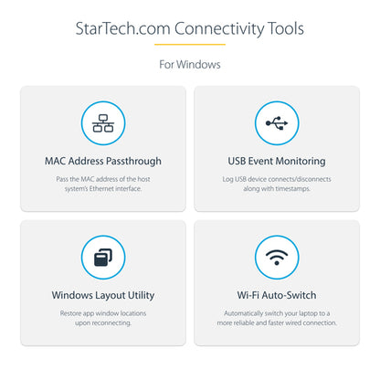 StarTech.com Universal USB4 & Thunderbolt 4 Docking Station, Quad Display on Windows, Dual Display on MacBook, HDMI DP Dock with 98W Laptop Charging