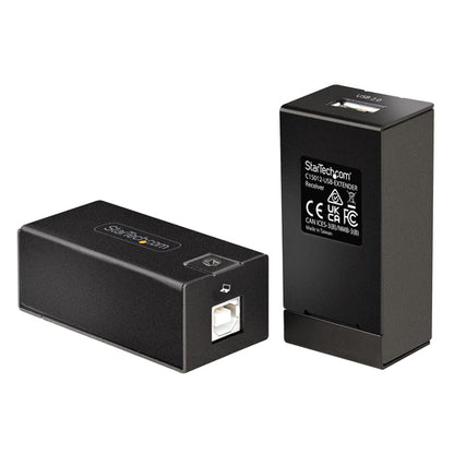 StarTech.com 150m (492ft) USB 2.0 Extender over Cat5e/Cat6 Ethernet Cable, Externally Powered USB Extender via RJ45/Network Cable, USB Over Ethernet Cable Extender/Adapter