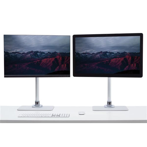 StarTech.com Single Monitor Stand - Adjustable - Steel - Silver - For up to 34" (30.9lb/14kg) Displays - TAA