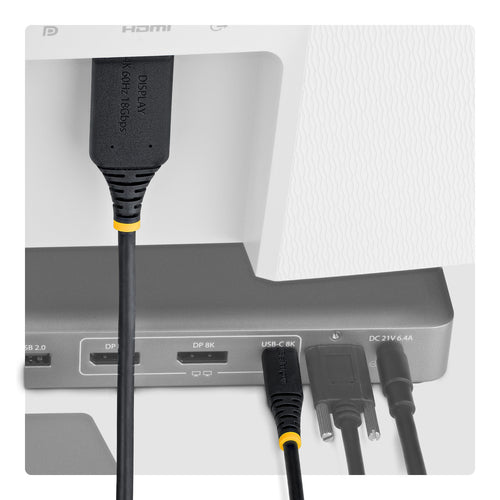 StarTech.com USB C to HDMI Adapter Cable 15ft, Gripping HDMI Connector, 4K 60Hz, Thunderbolt Compatible, HDR, Uni-Directional Cord for MacBook, Dell, HP, Lenovo