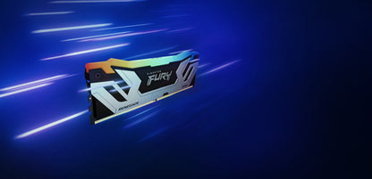 Kingston Technology FURY 48GB 8400MT/s DDR5 CL40 CUDIMM (Kit of 2) Renegade RGB Silver XMP