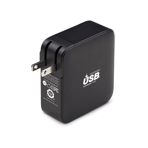 StarTech.com 140W USB-C Wall Charger, USB-IF Certified, Single USB-C, PD 3.1 Portable GaN Charging, Power Adapter for MacBook M3 Pro/Max, Dell XPS/Inspiron/Precision