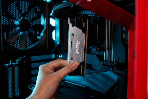 Kingston Technology FURY 128GB 3600MT/s DDR4 CL18 DIMM (Kit of 4) Renegade RGB