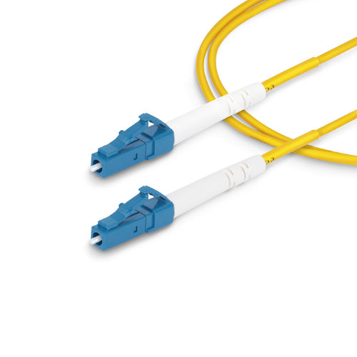 StarTech.com 1m (3.3ft) LC to LC (UPC) OS2 Single Mode Simplex Fiber Optic Cable, 9/125µm, 40G/100G, Bend Insensitive, Low Insertion Loss - LSZH Fiber Jumper Cord