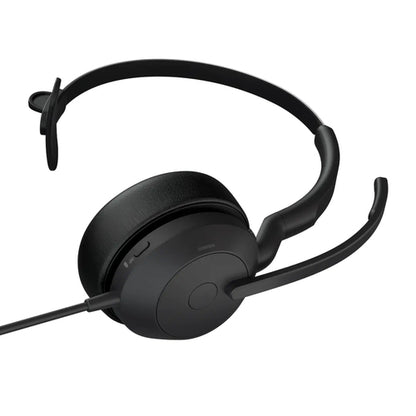 Jabra Evolve2 50 Headset Wired Head-band Office/Call center USB Type-C / USB Type-A Bluetooth Black