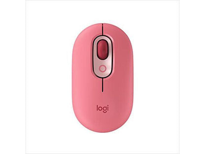 Logitech POP Mouse  Wireless Mouse with Customizable Emojis  SilentTouch Technology  Precision/Speed Scroll  Bluetooth  Heartbreaker
