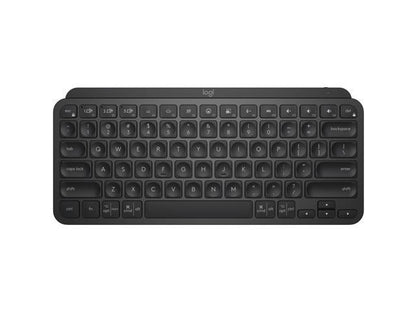 Logitech MX Keys Mini Minimalist Wireless Illuminated Keyboard  Compact  Bluetooth  Backlit  USB-C  Metal Build  Black