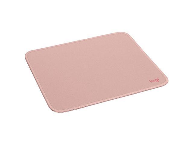 Logitech Mouse Pad - Studio Series  Computer Mouse Mat with Anti-slip Rubber Base  Easy Gliding  Spill-Resistant Surface  Dark Rose