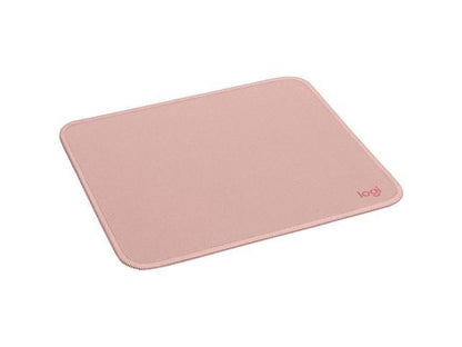 Logitech Mouse Pad - Studio Series  Computer Mouse Mat with Anti-slip Rubber Base  Easy Gliding  Spill-Resistant Surface  Dark Rose