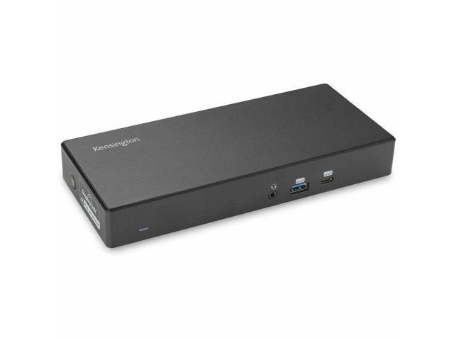 Kensington - SD4782P-EQ USB-C & USB-A Dual 4K Docking Station with 100W Power Delivery - Black