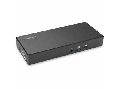 Kensington - SD4782P-EQ USB-C & USB-A Dual 4K Docking Station with 100W Power Delivery - Black