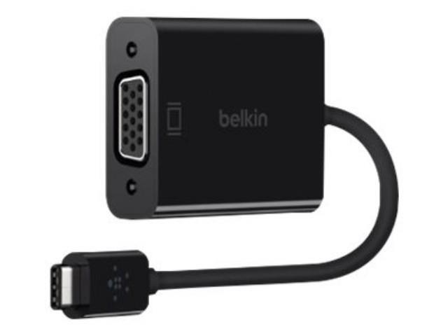 Belkin Type-c To Vga Adapter - External Video Adapter - Type-c - Vga - Black