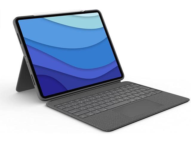 Logitech Combo Touch iPad Pro 12.9-inch (5th  6th gen - 2021  2022) Keyboard Case - Detachable Backlit Keyboard with Kickstand  Oxford Gray