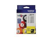 Brother Innobella LC201Y Yellow Ink Cartridge - Inkjet - Standard Yield - 260 Pages - Yellow - 1 Each LC201YS