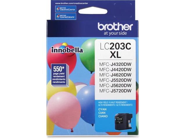 Brother LC203 Cyan Ink Cartridge High Yield (LC203CS) 1106360
