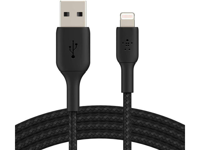 Belkin CAA002BT2MBK BOOST CHARGE 6.6 ft. Apple Lightning to USB-A ChargeSync Cable - Black