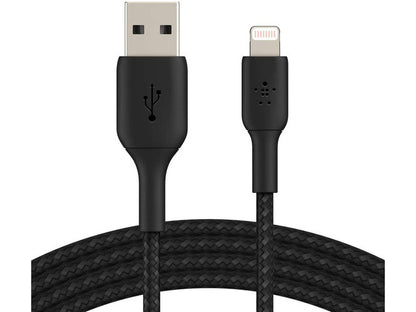 Belkin CAA002BT2MBK BOOST CHARGE 6.6 ft. Apple Lightning to USB-A ChargeSync Cable - Black