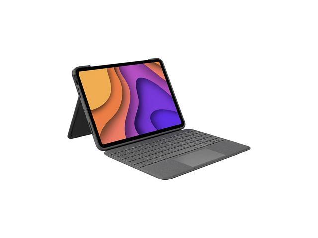 Logitech - Folio Touch Keyboard Folio for iPad Air 11" (M2), iPad Air 10.9" (5th & 4th Generation) with Precision Trackpad - Graphite