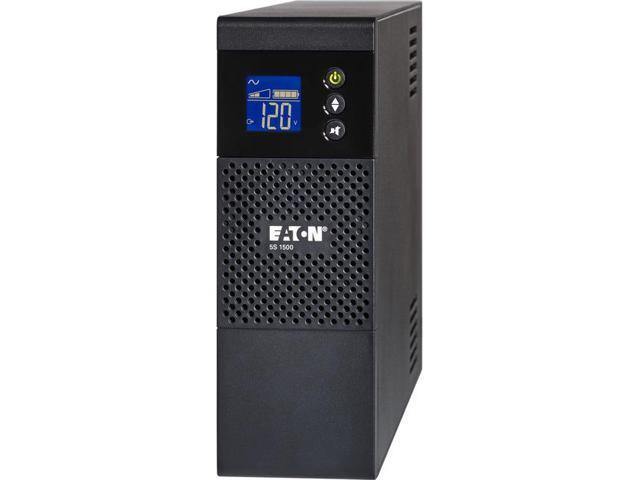 Eaton 5S1500LCD 5S UPS 1500VA 900 Watt 120V LCD Line-Interactive Battery Backup ECO USB - Tower - 2 Minute Stand-by - 110 V AC Input - 115 V AC Output - 10 x NEMA 5-15R
