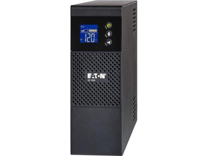 Eaton 5S1500LCD 5S UPS 1500VA 900 Watt 120V LCD Line-Interactive Battery Backup ECO USB - Tower - 2 Minute Stand-by - 110 V AC Input - 115 V AC Output - 10 x NEMA 5-15R