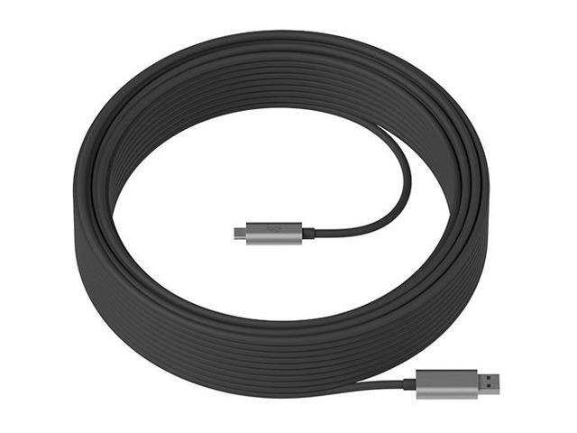 Logitech 939-001802 Strong USB Cable 25m - Black