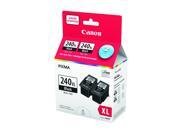 Genuine Pg-240xl Twin Black Ink Cartridge Pack Factory Sealed 5206b008