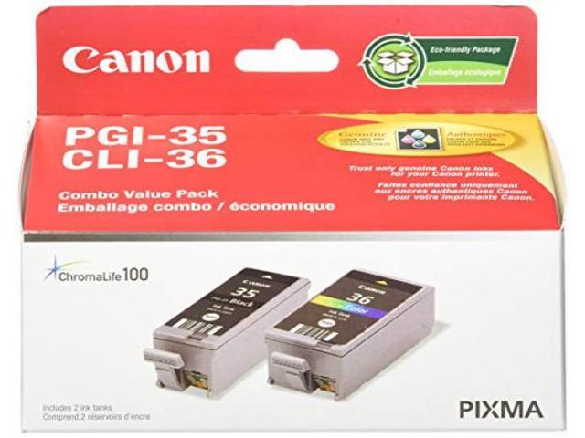 PGI-35/CLI-36 VALUE PACK BLACK/COLOR INK FOR PIXMA IP100