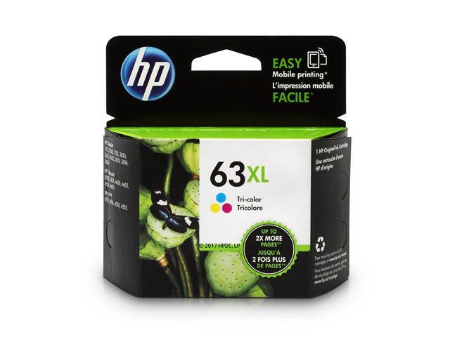 HP 63XL High Yield Tri-color Original Ink Cartridge  ~300 pages  F6U63AN#140