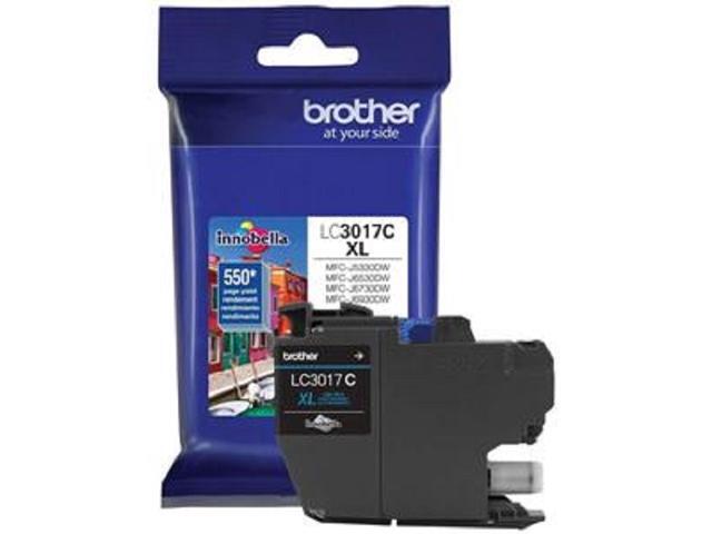 Brother LC3017 Cyan Ink Cartridge, High Yield, LC3017CS