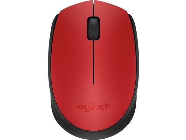 Logitech M170 Wireless Mouse for PC  Mac  Laptop  2.4 GHz with USB Mini Receiver  Red