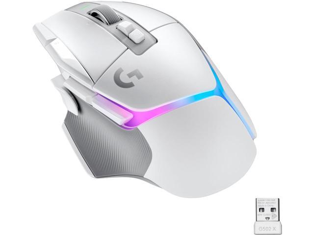 Logitech - G502 X PLUS LIGHTSPEED Wireless Optical Gaming Mouse with HERO 25K Sensor - Wireless - White