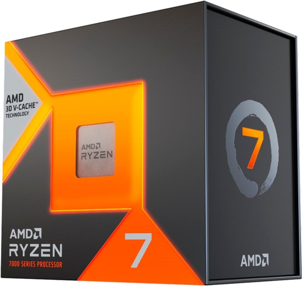 AMD - Ryzen 7 7800X3D 8-Core - 16-Thread 4.2 GHz (5.0 GHz Max Boost) Socket AM5 Unlocked Desktop Processor - Black