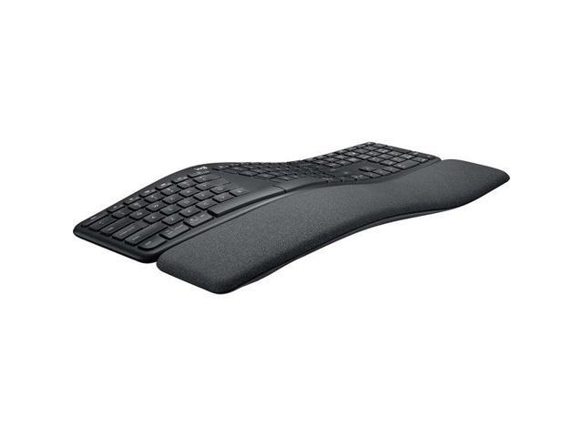 Logitech Ergo K860 Split Wireless Keyboard for Business  Ergonomic Design  Secured Logi Bolt Technology  Graphite