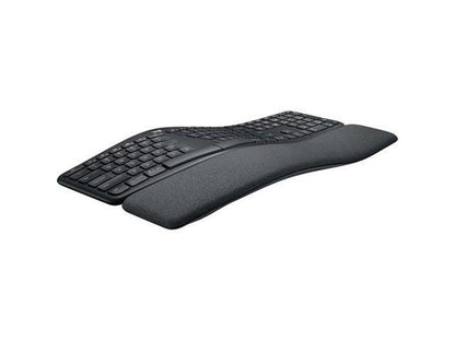Logitech Ergo K860 Split Wireless Keyboard for Business  Ergonomic Design  Secured Logi Bolt Technology  Graphite