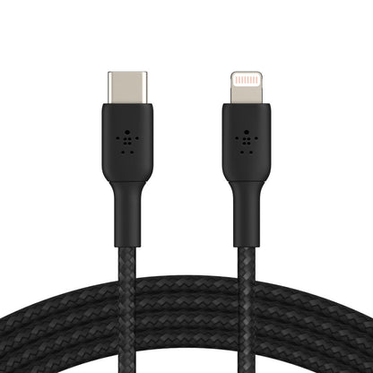 Belkin CAA002BT2MBK BOOST CHARGE 6.6 ft. Apple Lightning to USB-A ChargeSync Cable - Black